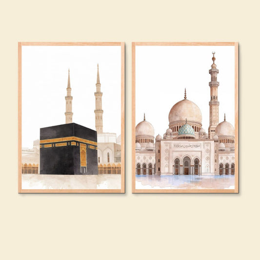 Poster Mekka in Medina - Revda