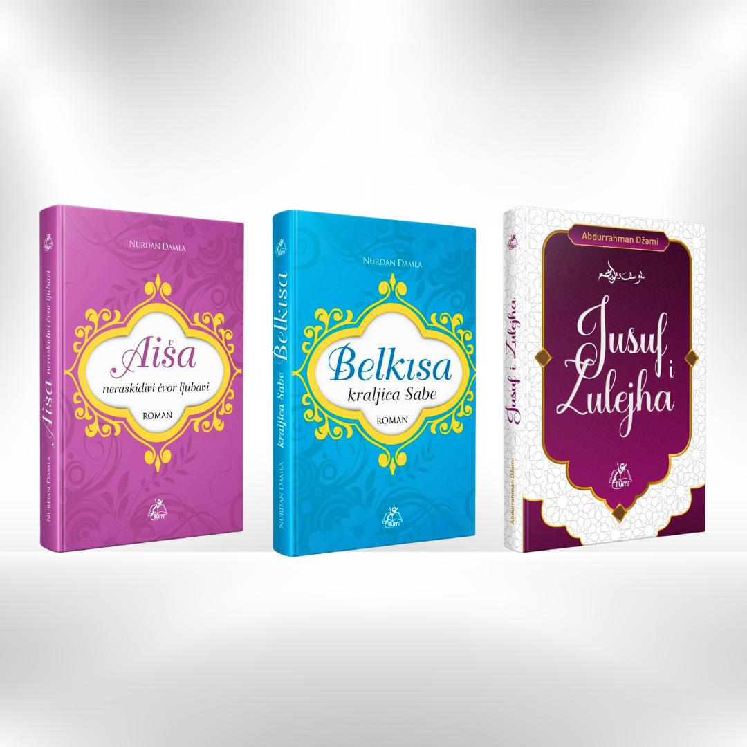 Set od 3 knjige – Aiša, Belkisa i Jusuf i Zulejha - tri inspirativne priče - Revda
